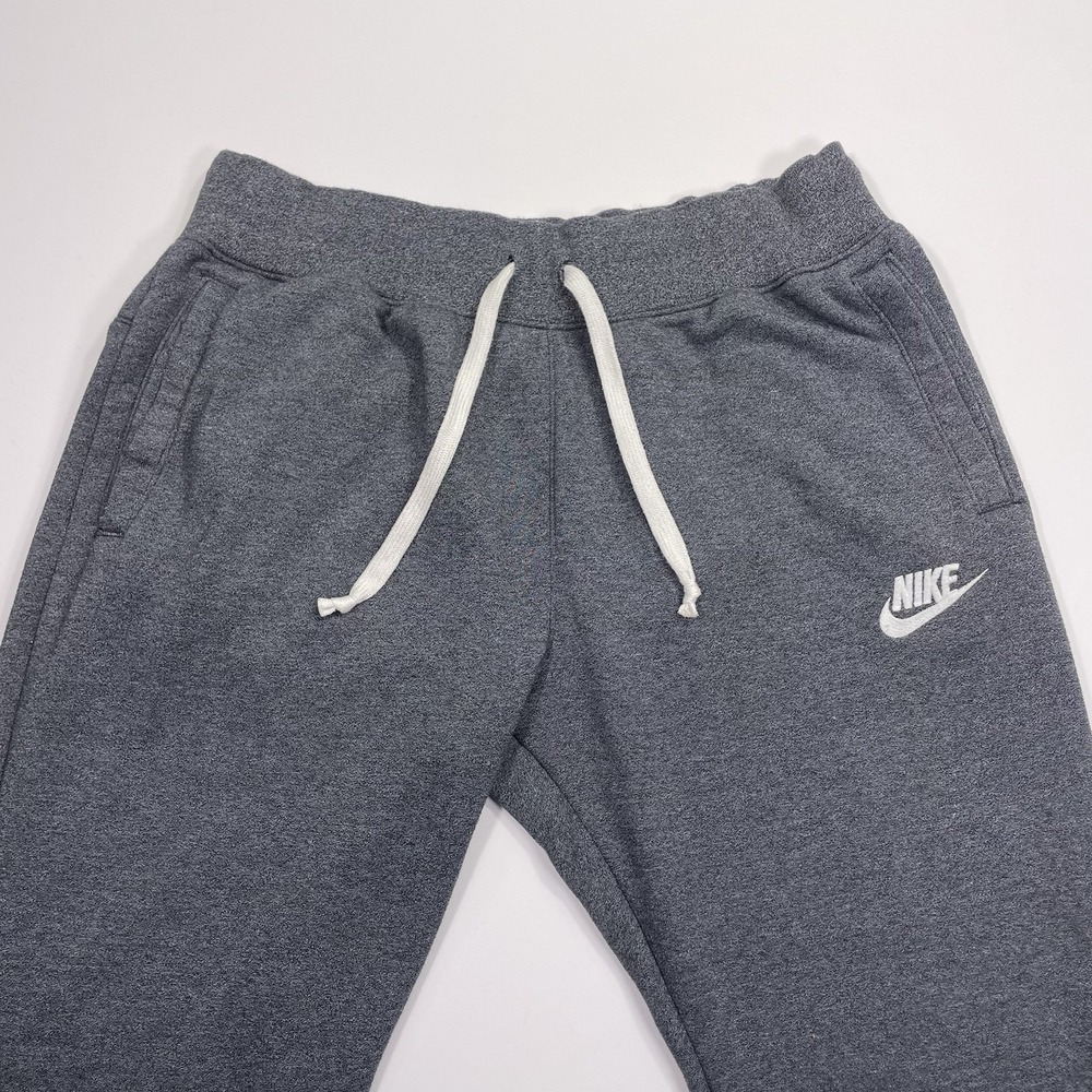 Nike Pants Men Extra Large Gray Heritage Sweatpants Jogger Pockets Basketball XL
